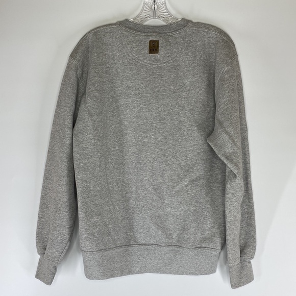 Gear For Sports Big Cotton Famous Dave's Grey Crewneck Sweatshirt Medium - Picture 2 of 4